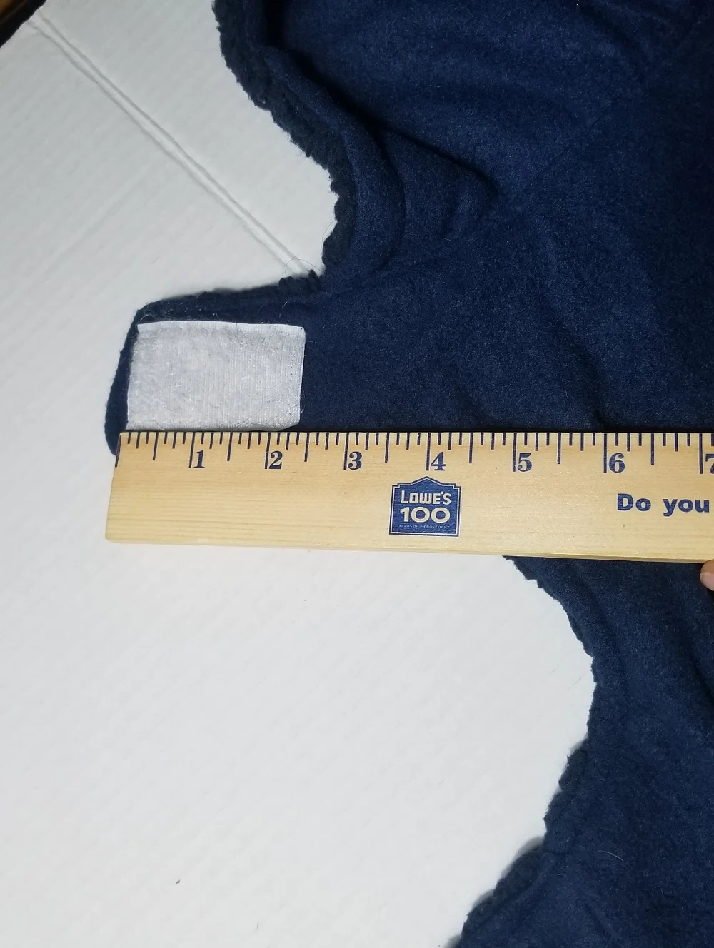 DOG BLUE SHERPA HOODIE COAT WITH EARS SIZE LARGE (RUNS SMALLER)
